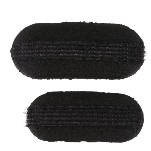 6 Pcs Black Sponge Hair Clip Volume Bumpit Padding Bun Updo 1