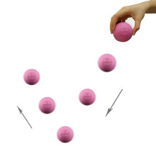 2X KSONe Massage 6,3 cm Faszien Lacrosse Yoga Muskel Entspannung Schmerz Linderung Tragbarer Physiotherapie 5