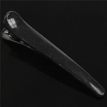 30 Stueck Kunststoff Schwarz Einzelne Zinke DIY Frisur Alligator Haarspange 3.1 Zoll Lang