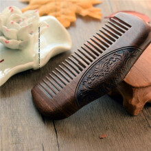 2X Pocket Comb Sandalwood Green Natural Super Narrow Dent Wood Combs Static Lice Beard Comb Hairstyle Sandalwood Comb