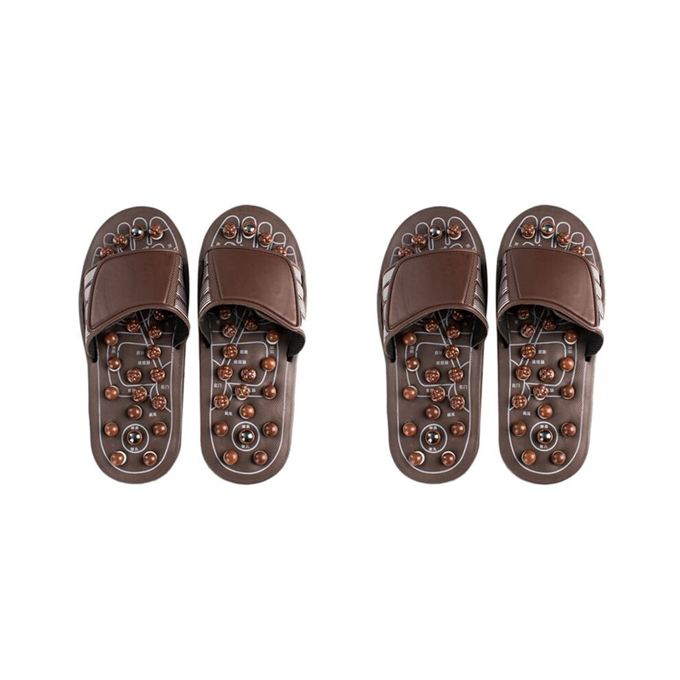 4x Acupressure Foot Massager Massage Slippers Shoes Reflexology Sandals Relief Plantar Fasciitis Arthritis XL