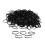 1500 Stueck Schwarzes Elastisches Gummiband fuer Haar Weibliches Maedchen Geschenk 2