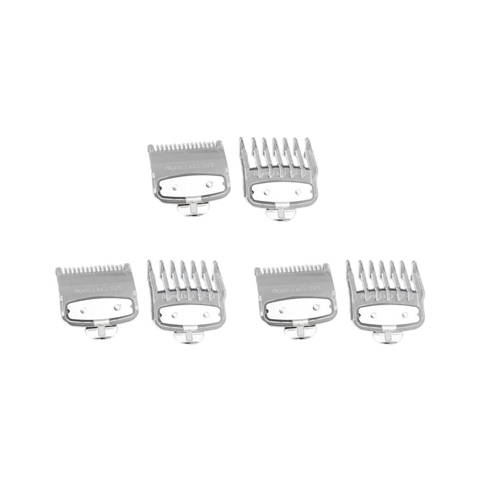 6x for  Hair Clipper Guide Comb Set Standard Guards Attach Trimmer Style Parts 1.5mm+4.5 mm