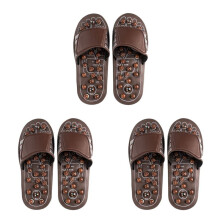 6x Akupressur Fot Massager Massage Tofflor Skor Zonterapi Sandaler Relief Plantar Fasciitis Artrit för MäN Kvinnor M