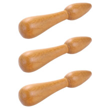 3X Health Care Wooden Massage Stick Sandalwood Massager Acupuncture Massage Rod Acupuncture Point Rod Foot Care Massage