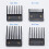 20 Attachment Comb Set for  with Metal Backed Cutting Guide 3mm 6mm 9mm 12mm 4