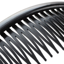 Black Plastic 24 Teeth Hair Comb Clip Clamp 16 Pcs for Lady Girls