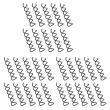 30 Pcs 1set Spiral Spin Screw Pin Hair Clip Twist Barrette (Black)