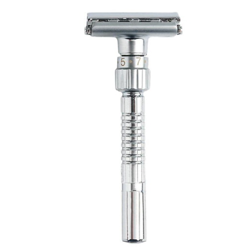 2X Classic Handle  Double-Edged T-Shaped 9-Speed Radical Adjustment Front  Sent 5 Blade and Storage Box 1