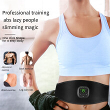 EMS Elektryczny Pas Brzuszny ABS Inteligentny MasażEr CiałA Leniwy Trening MięśNi Fitness Pasy do MasażU SprzęT do Domowej SiłOwni