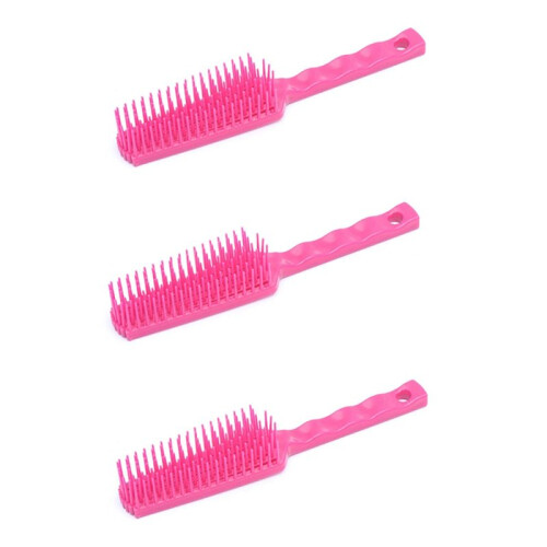 3PCS Horse Pet Detangler Plastic Comb for Long Tail Mane Forky Comb Random Color
