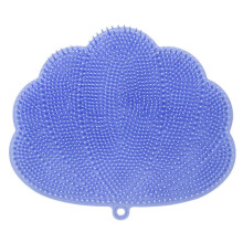 Wall-Mounted Hands-Free Back and Foot Scrubber with Suction Cups - Deep Clean and Exfoliate in the Shower