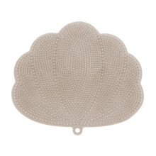 Wall-Mounted Hands-Free Back and Foot Scrubber with Suction Cups - Deep Clean and Exfoliate in the Shower Khaki