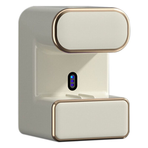 Automatic Toothpaste Dispenser, Wall Mounted Electric Toothpaste Dispenser for Kids & Adults, Toothpaste Dispenser Beige