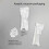 For EW-DC01  Replacement Electric Tooth Brush Heads White 6