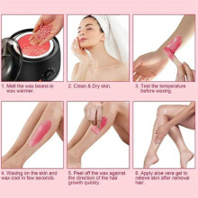 300g Waxing Wax Beans for Hair Removal Full Body Hot Film Hard Depilatory Wax Beads for Wax Heater Machine F