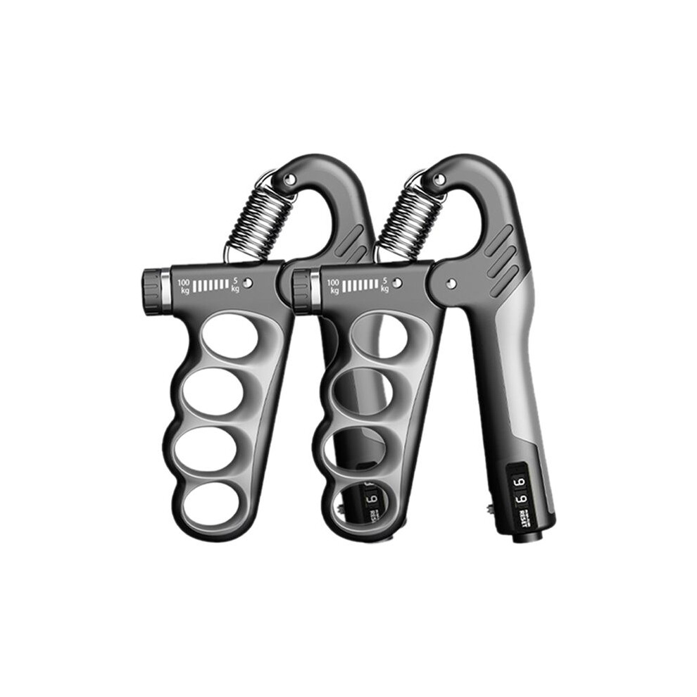2 Pack Hand Grip Strengthener for Muscle Building and Injury Recovery 11-220 Lbs Hand Squeezer Adjustable Resistance C