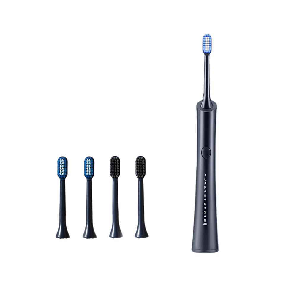 Electric Toothbrush for Adults Kids Electric Toothbrush 6 Modes Electric Toothbrush Rechargeable Battery Toothbrush,D