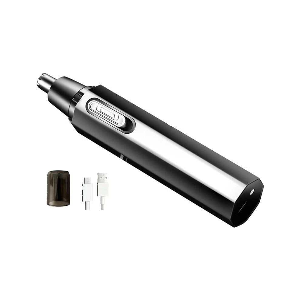 Nose Hair Trimmer for Men USB Rechargeable Ear Nose Hair Trimmer Professional Trimming Tool Electric Nose Hair Trimmer-A