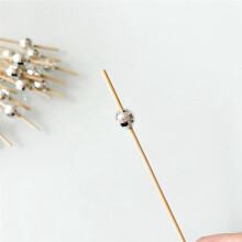 Disco Decorative Toothpicks for Appetizers, Fancy Bamboo Skewers for Appetizers Drinks Disco Party Decorations