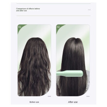 Spazzola Elettrica per Piastra per Capelli Pettine Caldo Pettine Riscaldante Multifunzionale Strumento per Lo Styling Antiscottatura Agli Ioni