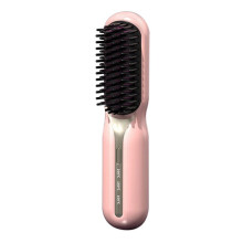 Plancha de Pelo Inalámbrica, Peine Calefactor Caliente, Cepillo Eléctrico Profesional para Alisar el Cabello, Plancha, Cuidado del Cabello de Iones