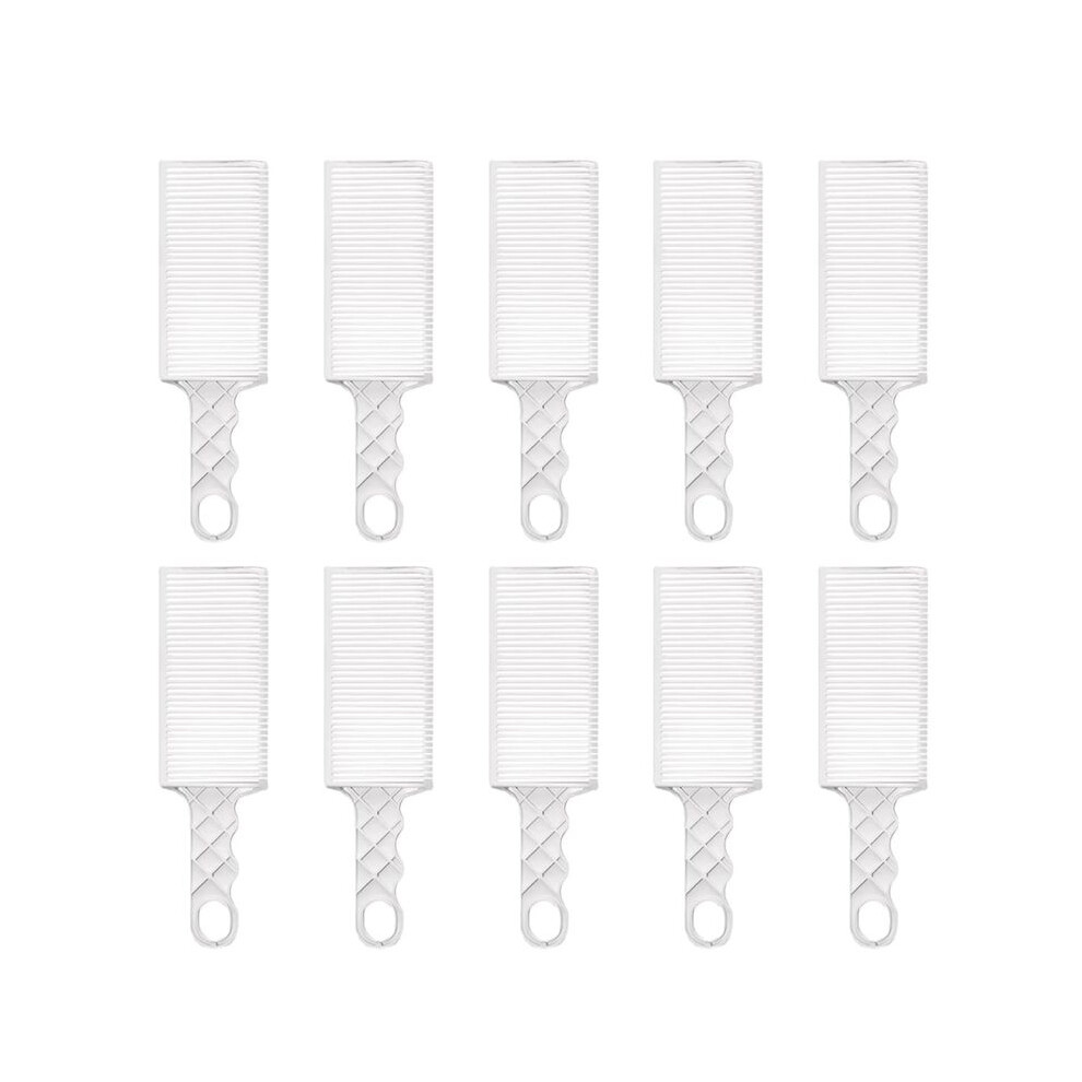 Professional Barber Cutting Comb, Hybrid Flat Top Cutting Comb, Mens Heat Resistant Gradient Brush Salon Styling Tools
