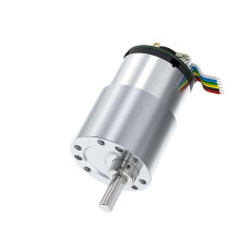 12V DC Gear Motor with Bracket, Torque Low Speed Brushed Motor with Hall Encoder 1590RPM