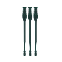 2-In-1 Neushaartrimmer, Dubbelzijdig Neushaarmes, Draagbare Handmatige 360 Roterende Neushaartrimmer, Donkergroen