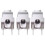 Automatic Toothpaste Squeezer Wall Mounted Punch-Free Toothbrush Storage Rack Toothbrush Holder Squeezer Gray 1