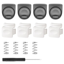 4 Pezzi di Tappo di Ricambio Compatibili con Le Parti di Ricambio Della Guarnizione In Silicone FreeSip 24oz 32oz con Cacciavite A Molla