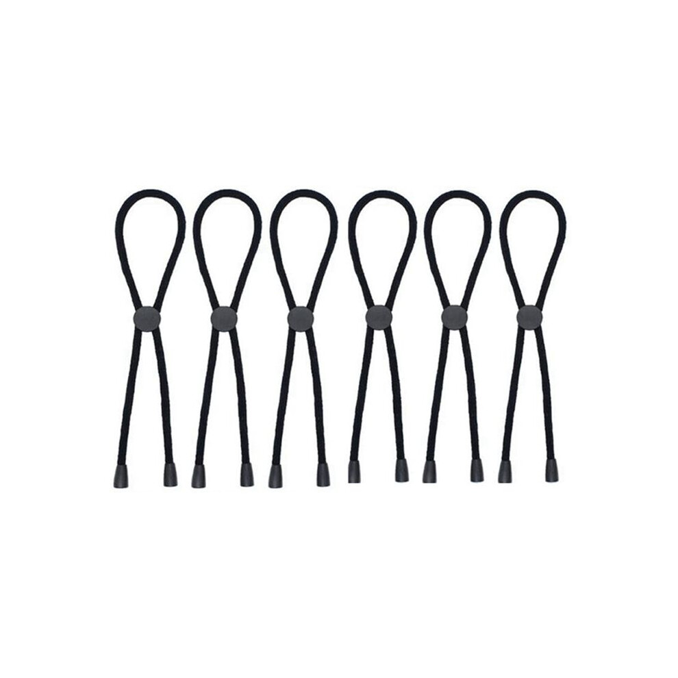 Tlily 6Pc Afro Puff Ponytail Ties Adjustable Hair Ties Long Hairband For Thick Natural Curly Hair Bun Long Headband Ties