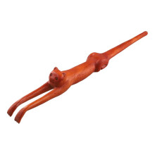 Cat Shaped Back Scratcher Wooden Back Anti-Itch Stick Long Handle Massager Animal Cat Statue Back Scratcher Relieve