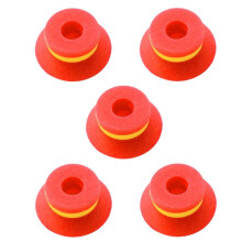 Industrial Flat Vacuum Suction Cup F Series Single-Layer Silicone Robotic Arm Accessory with Ribs,Pack of 5 Pcs F20