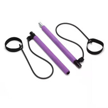 Bastone Pilates Multifunzionale Attrezzatura Yoga Fascia Elastica di Resistenza Fitness Cintura Elastica di Corda Elastica per Uso Domestico