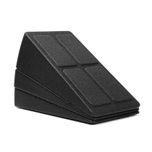 Squat Wedge Block Regolabile Antiscivolo Rampa Squat Cuneo Polpaccio Barella Tavola Inclinata Resistenza per Squat e Stacco da Terra Nero