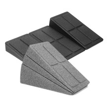 Squat Wedge Block Adjustable Non-Slip Squat Ramp Wedge Calf Stretcher Slant Board Strength for Squat and Deadlift Gray