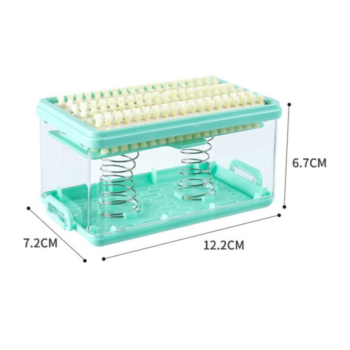 Multifunctional Foam Soap Box Foam Storage Box Roller Foam Soapdish Hands-Free Laundry Tool White 2