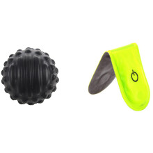 Pu Foam Bump Fascia Muscle Relaxation Fitness Massage with Outdoor Sports LED Safety Light