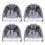 4X Hair Clipper Replacement Blade for Codos CP-6800 KP-3000 CP-5500 1