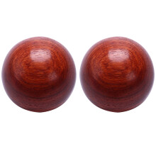 2X 5 cm Balle En Bois Stress Baoding Santé Exercice Handball Massage Aux Doigts Chinois Santé MéDitation Relaxation Thérapie