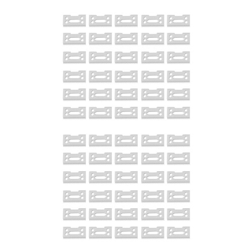 60Pcs 28 Teeth Zirconia Ceramic Clipper Blade for  Senior Clipper