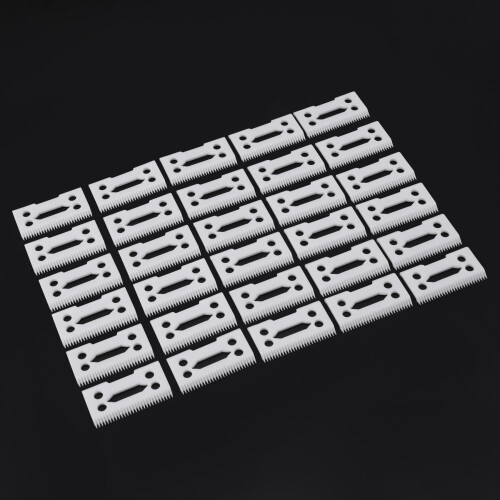 60Pcs 28 Teeth Zirconia Ceramic Clipper Blade for  Senior Clipper 2