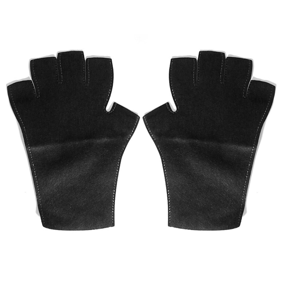 Light Uv Protection Manicure Gloves Fingerless Uv Shield For Gel Nail Lamp With Extended Wrist Coverage