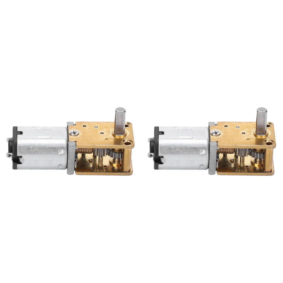 2Pcs Dc3v 16Rpm Mini Gear Motor Torque Metal Gears Micro Reducer For Robots And Locks 9174973088301