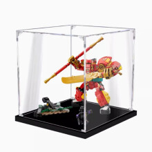 Display Case Dustproof Waterproof 3mm Acrylic Clear Showcase Box for 80040 Robot Model