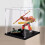 Display Case Dustproof Waterproof 3mm Acrylic Clear Showcase Box for  80040 Robot Model 2