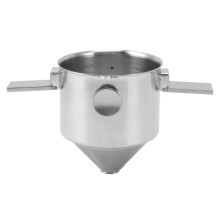 Portable Stainless Steel Pour Over Coffee Maker 93g Reusable Cone