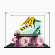 Acrylic Display Case for 31148 Vintage Roller Skate, Clear Dustproof Protective Box