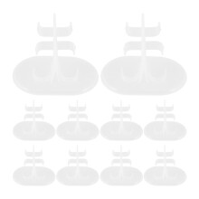 10pcs Doll Stand and Action Figure Stand Set Secure Display Holder for Collectibles and Toys